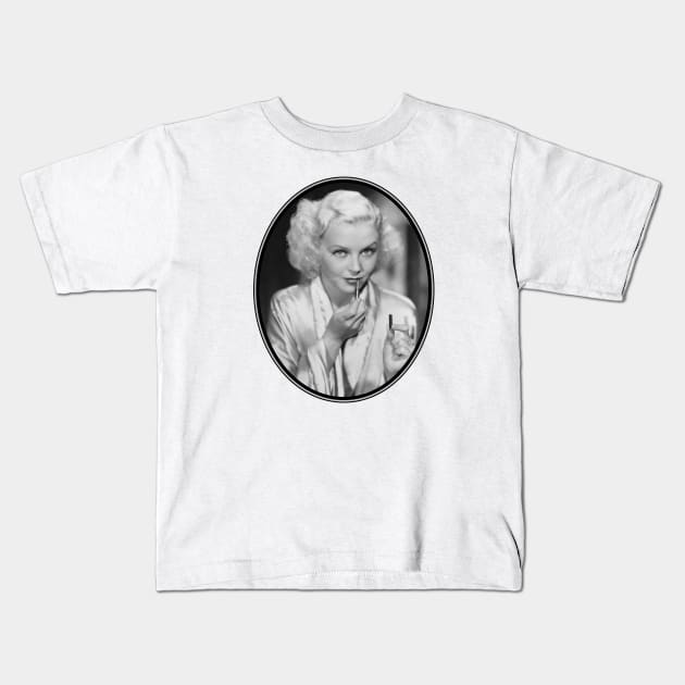 Toby Wing: Hollywood Extra Girl Kids T-Shirt by Noir-N-More